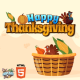 Happy Thanksgiving - Phaser3 - HTML5 / Games