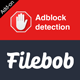 Adblock Detection Add-on For Filebob - PHP Scripts / Add-ons