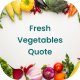 Fresh Vegetables Quotes - Mobile / iOS
