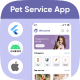 PetCare: Pet Food Stores & Services app in Flutter 3.x (Android, iOS) UI template | PetGuardian App - Mobile / Flutter
