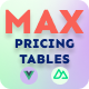 Max Pricing Tables - Vue Js and Nuxt Js Version - JavaScript / Ratings and Charts