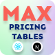 Max Pricing Tables - React Js and Next Js Version - JavaScript / Miscellaneous