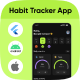 Habit Tracker Template: HabitNow Daily Routine Planner in Flutter(Android, iOS) App | HabitSync App - Mobile / Flutter
