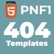 PNF1 - Cool 404 page not found templates - HTML5 / Templates