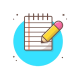 Student Study Notepad - iOS App - Subject Notes - Topic Notes - Digital Study Notepad - Mobile / iOS