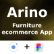 Arino ANDROID + IOS + FIGMA | UI Kit | Ionic | Furniture Ecommerce App | Free Figma File - Mobile / Native Web