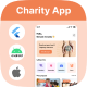 CaringHandsApp template : Charity App in Flutter (Android, iOS) | SupportStream App - Mobile / Flutter