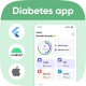 SugarEase template: Diabetes Control App in Flutter (Android, iOS) | DiaTrack Pro App - Mobile / Flutter