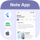 NoteEase template: Note-Taking App in Flutter (Android, iOS) | To-Do List - Schedule Planner App - Mobile / Flutter