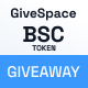 GiveSpace | BSC Token Giveaway With Tasks And Instant Token Transferring + Smart Contract - JavaScript
