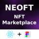 NFT MarketPlace App ANDROID + IOS + FIGMA | UI Kit | Reactnative | NeoFT - Mobile / Native Web
