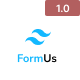 FormUs – Tailwind CSS Contact Us Section HTML Template - CSS / Forms