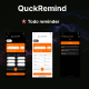 QuickRemind - Todo Reminder | React Native (expo managed) - Mobile