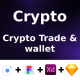 Crypto Trading Android + iOS + Figma + XD + Sketch | Ionic | Template | Life Time Update - Mobile / Native Web