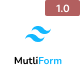 MultiForm - Tailwind CSS Form Section HTML Template - CSS / Forms