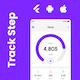 TrackStep - Step Counter | Tracker App | Flutter iOS/Android App Template - Mobile / Flutter