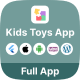 Kids Toys Shop App - E-commerce Store app in Flutter 3.x (Android, iOS) with WooCommerce Full App - Mobile / Flutter