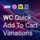 Quick Add To Cart WooCommerce Variations - WordPress / eCommerce / WooCommerce