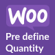 WooCommerce Add to Cart Pre-defined Quantity Selectors - Plugins