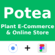 Plant E-Commerce & Online Store App | UI Kit | Ionic | Figma | Life Time Update | POTEA - Mobile / Native Web