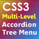 CSS3 Multi Level Accordion and Tree Menu - CSS / Navigation and Menus