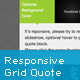 jQuery Responsive Grid Quote - JavaScript / Sliders