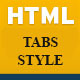 HTML CSS Tabs Template - CSS / Tabs and Sliders