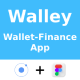 Wallet Finance App | UI Kit | Ionic | Figma FREE | Walley - Mobile / Native Web