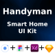 Smart Home E-Service ANDROID + IOS + Figma + XD + Sketch | Ionic | Handyman - Mobile / Native Web