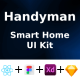 Smart Home E-Service ANDROID + IOS + Figma + XD + Sketch | ReactNative | Handyman | LifeTime Update - Mobile / Native...
