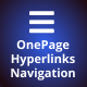 OnePage Hyperlinks Navigation - WordPress / Interface Elements