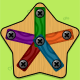 Screw Puzzle - Wood Bolts and Nuts. HTML5 Game (Construct 3). Web and Mobile ready - HTML5 / Games