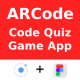 Arcode ANDROID + IOS + FIGMA | UI Kit | Ionic | Programing Language Course & Quiz App - Mobile / Native Web