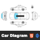 Interactive Car Diagram - HTML5