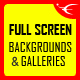 FullScreen Background / Gallery - Image and Video - JavaScript / Images and Media