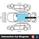 Interactive Car Diagram - HTML5