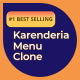 Karenderia Menu Clone - PHP Scripts / Add-ons