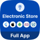 Electronic Store App - E-commerce Store app in Flutter 3.x (Android, iOS) with WooCommerce Full App - Mobile / Flutter