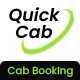 QuickCab - Ola Clone | Car Rental l Hire Taxi Online | Cab Booking iOS/Android App Template - Mobile