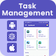 Task Management - Manage Teams & Tasks | To do list Work Management iOS/Android App Template - Mobile