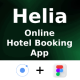 Helia Hotel Booking ANDROID + IOS + FIGMA | UI Kit | Ionic - Mobile / Native Web