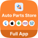 AutoParts Store App - E-commerce Store app in Flutter 3.x (Android, iOS) with WooCommerce Full App - Mobile / Flutter...