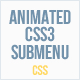 Animated CSS3 Submenu - CSS / Navigation and Menus