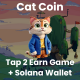 Cat Coin Tap-2-Earn Clicker Game With Telegram Mini App + API + Bot + Solana Wallet Connect - HTML5