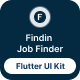 Findin - Job Finder Flutter App UI Kit - Mobile / Flutter