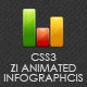 CSS3 Zi Animated Info Graphics - 1 - CSS / Charts and Graphs