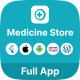 Medicine App store - E-commerce Store app in Flutter 3.x (Android, iOS) with WooCommerce Full App - Mobile / Flutter