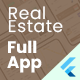 Real Estate, Properties, Brokers, Transactions, AI Based Search Multi-Vendor App with Admin Panel - Mobile