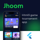 Jhoom - HTML5 Game Tournament App | Contest app || Flutter app + Admin Panel - Mobile / Flutter / Full Applications