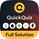 QuickQuiz Full App in Flutter with Node.js Backend | Interactive Quiz App - Mobile / Flutter / Full Applications